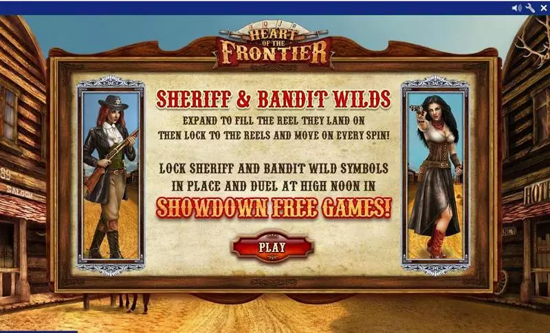 Heart of the Frontier Slots made by PlayTech - Info and Rules