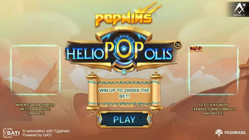 HelioPOPolis Slots made by AvatarUX - Info and Rules
