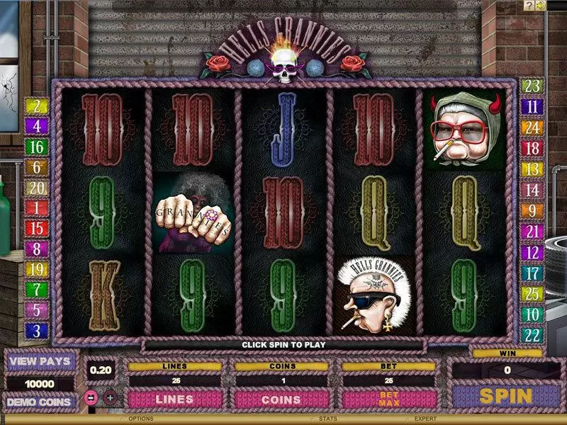 Hells Grannies: Knit Happens! Slots made by Genesis - Main Screen Reels