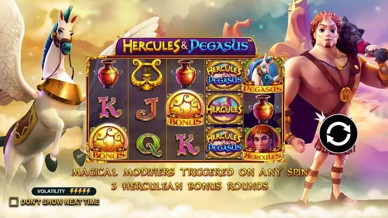 Hercules and Pegasus Slots made by Pragmatic Play - Info and Rules