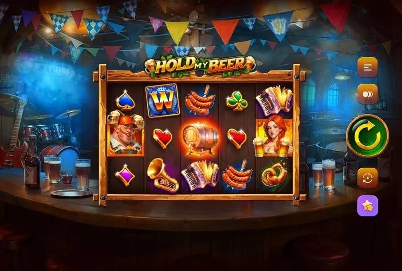 Hold My Beer Slots made by TrueLab Games - Main Screen Reels