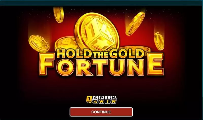 Hold The Gold Fortune Slots made by 1Spin4Win - Introduction Screen