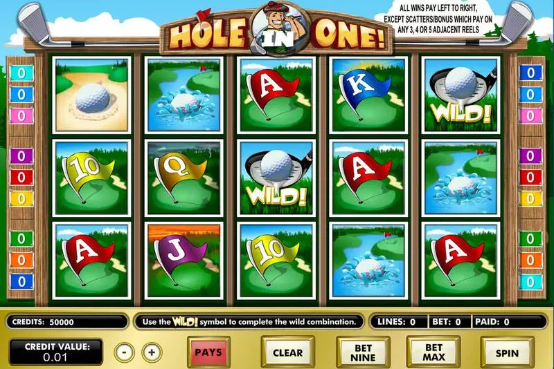 Hole In One! Slots made by Amaya - Main Screen Reels
