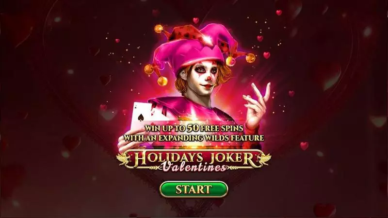 Holidays Joker – Valentines Slots made by Spinomenal - Introduction Screen