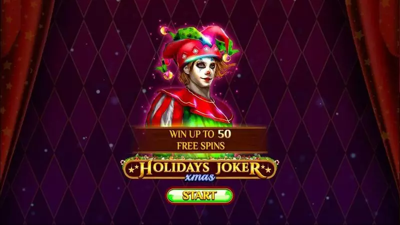 Holidays Joker – Xmas Slots made by Spinomenal - Introduction Screen