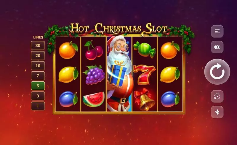 Hot Christmas Slot Slots made by TrueLab Games - Main Screen Reels