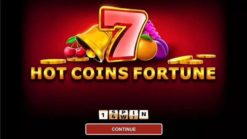 Hot Coins Fortune Slots made by 1Spin4Win - Introduction Screen