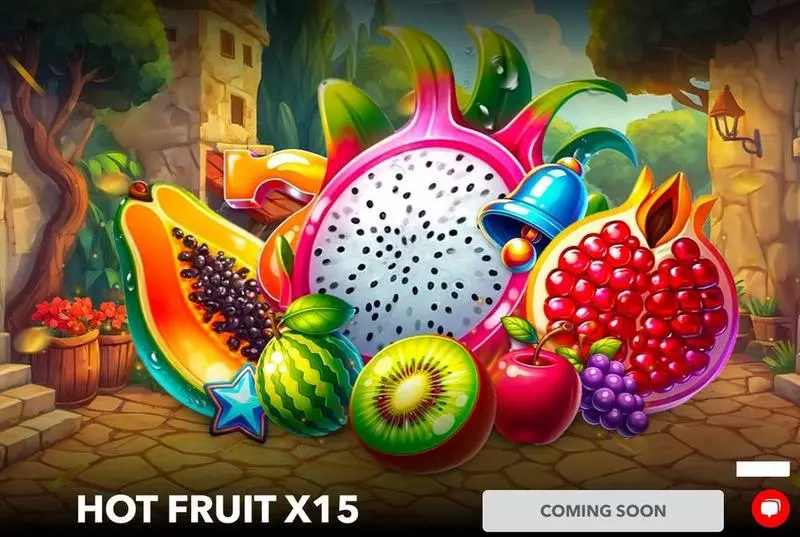 Hot Fruit x15 Slots made by Mascot Gaming - Introduction Screen