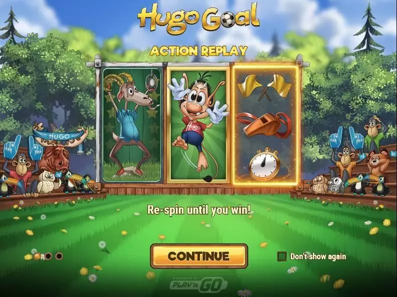 Hugo Goal Slots made by Play'n GO - Bonus 1