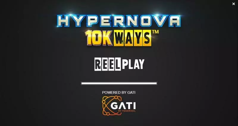 Hypernova 10K Ways Slots made by ReelPlay - Introduction Screen