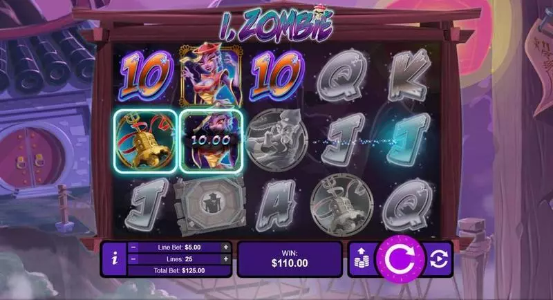 I, Zombie Slots made by RTG - Introduction Screen