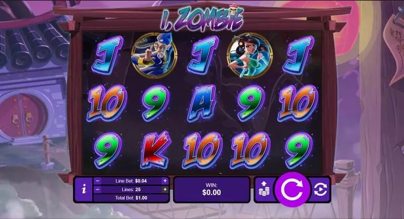 I, Zombie Slots made by RTG - Main Screen Reels