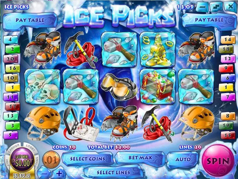Ice Picks Slots made by Rival - Main Screen Reels