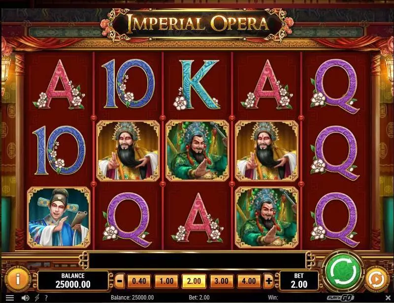 Imperial Opera Slots made by Play'n GO - Main Screen Reels