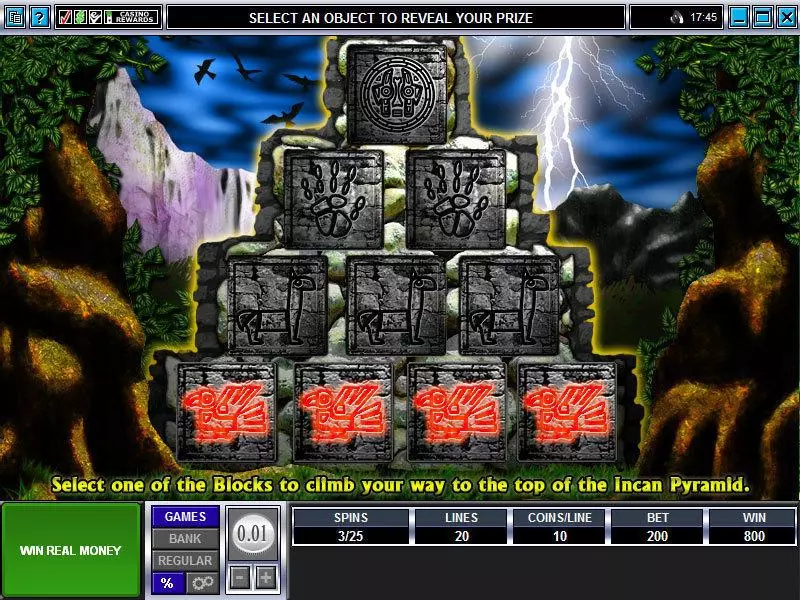 Inca Gold Slots made by Microgaming - Bonus 1