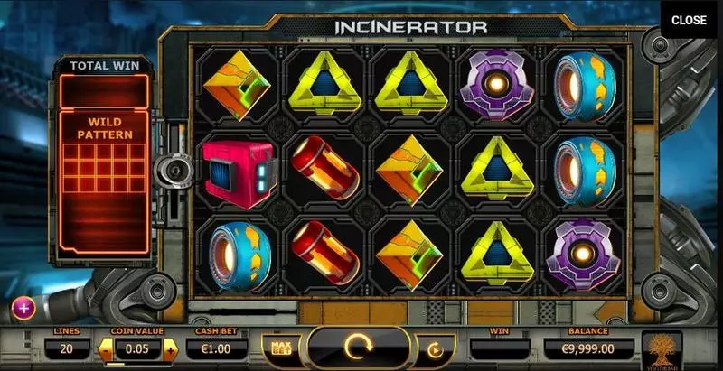 Incinerator Slots made by Yggdrasil - Main Screen Reels