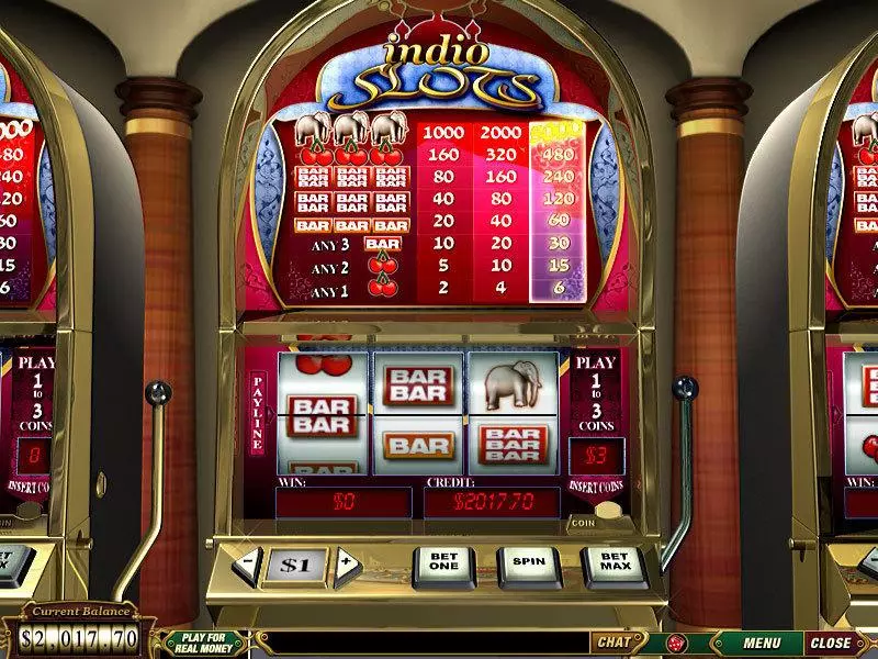 Indio Slots made by PlayTech - Main Screen Reels