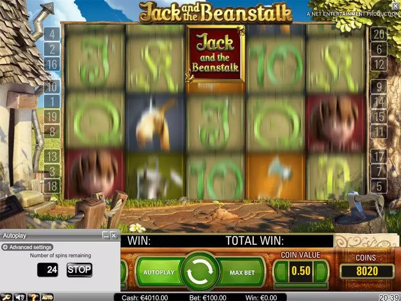 Jack and the Beanstalk Slots made by NetEnt - Bonus 3
