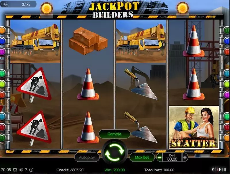 Jackpot Builders Slots made by Wazdan - Main Screen Reels