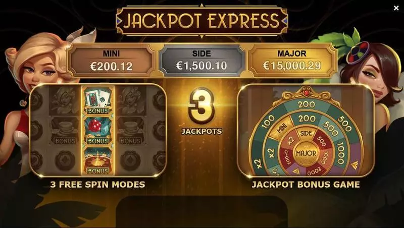 Jackpot Express Slots made by Yggdrasil - Info and Rules