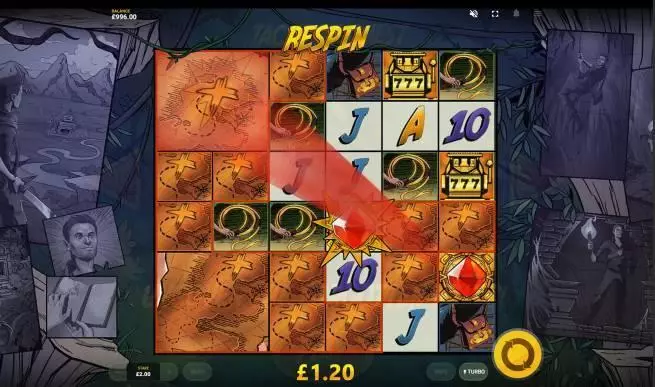 Jackpot Quest Slots made by Red Tiger Gaming - Main Screen Reels