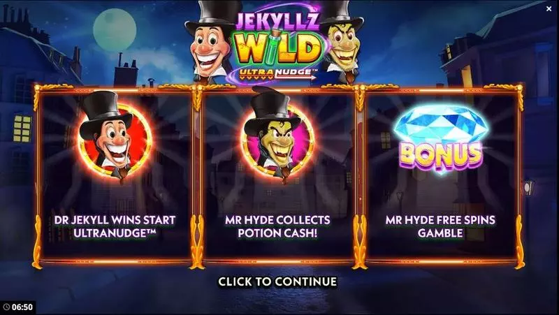 Jekyllz Wild UltraNudge Slots made by Bang Bang Games - Info and Rules