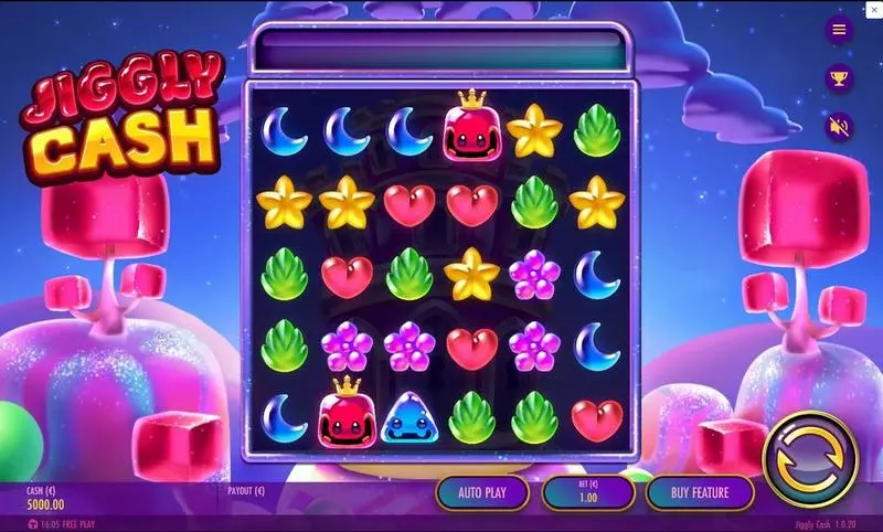 Jiggly Cash Slots made by Thunderkick - Main Screen Reels