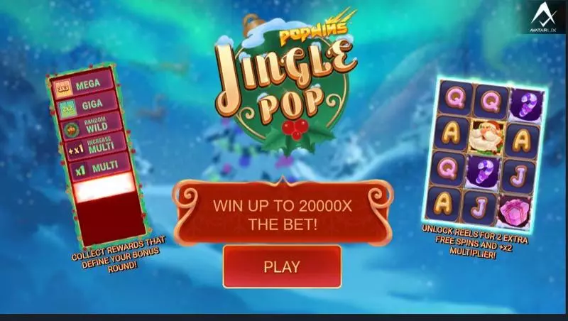 JinglePop Slots made by AvatarUX - Main Screen Reels
