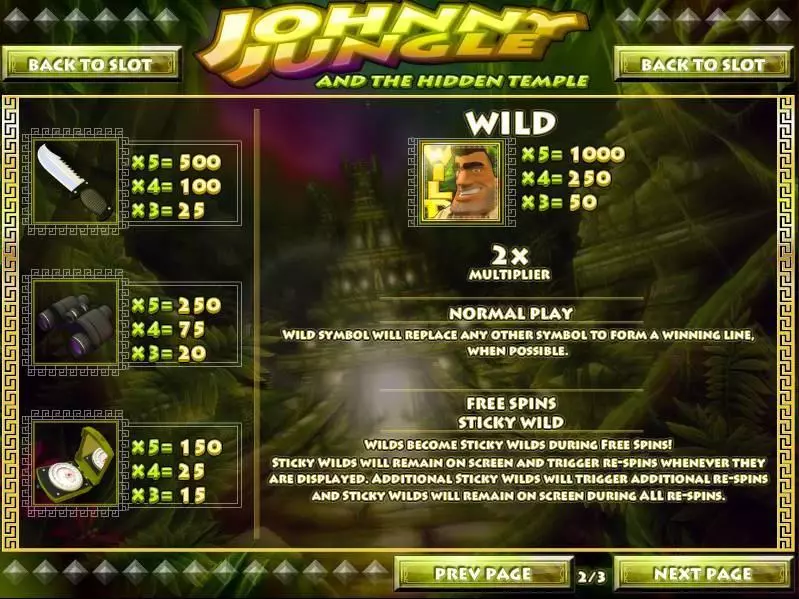 Johnny Jungle Slots made by Rival - Bonus 2