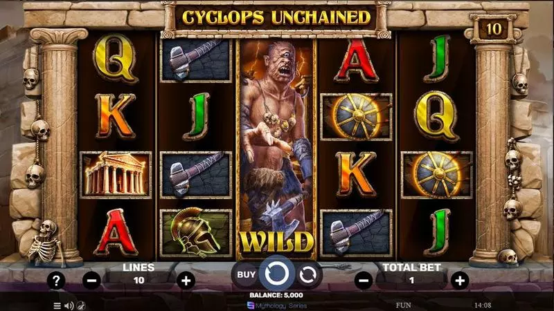 Joker’s Wild Ride – Halloween Slots made by Spinomenal - Main Screen Reels