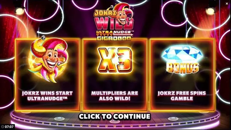 Jokrz Wild UltraNudge Slots made by Bang Bang Games - Bonus 1