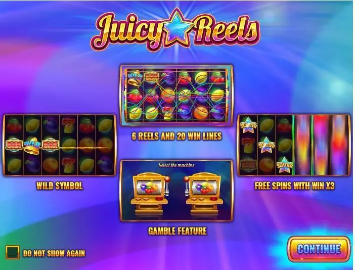 Juicy Reels Slots made by Wazdan - Info and Rules