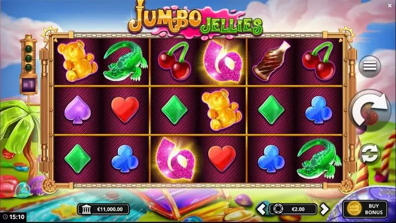 Jumbo Jellies  Slots made by Bang Bang Games - Main Screen Reels