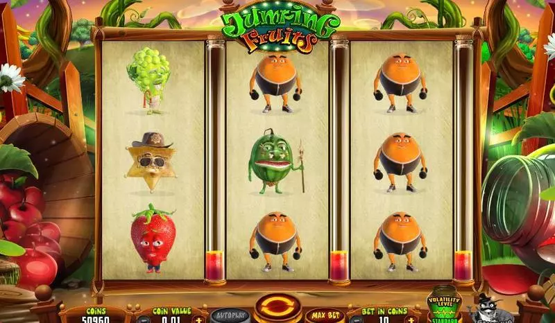 Jumping Fruits Slots made by Wazdan - Main Screen Reels