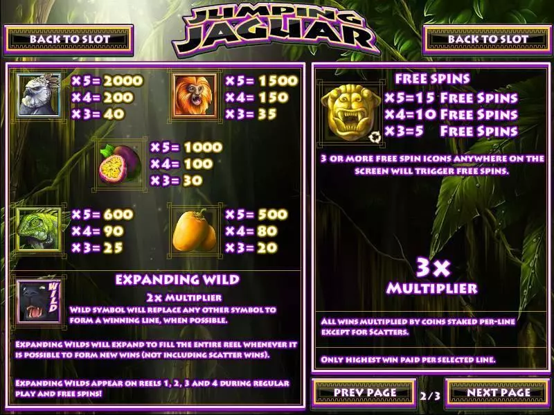 Jumping Jaguar Slots made by Rival - Bonus 1