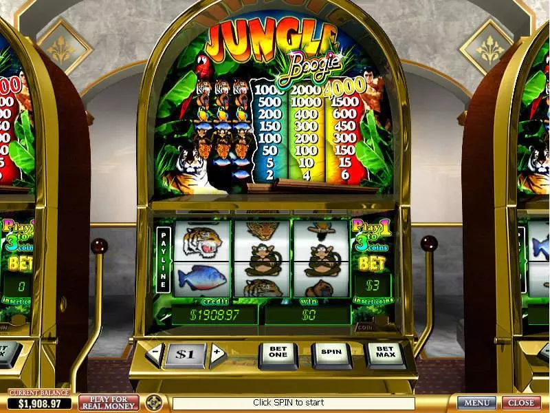 Jungle Boogie Slots made by PlayTech - Main Screen Reels