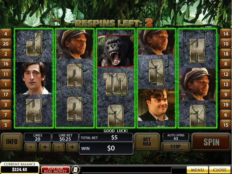 King Kong Slots made by PlayTech - Bonus 2