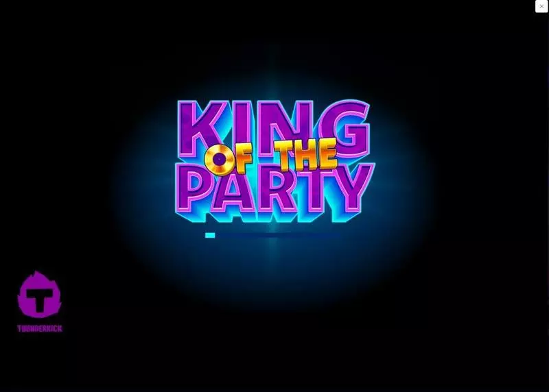 King of the Party Slots made by Thunderkick - Introduction Screen