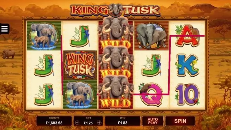 King Tusk Slots made by Microgaming - Bonus 1