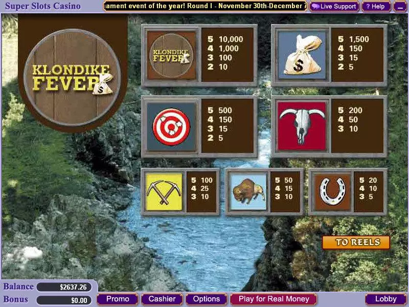 Klondike Fever Slots made by Vegas Technology - Info and Rules