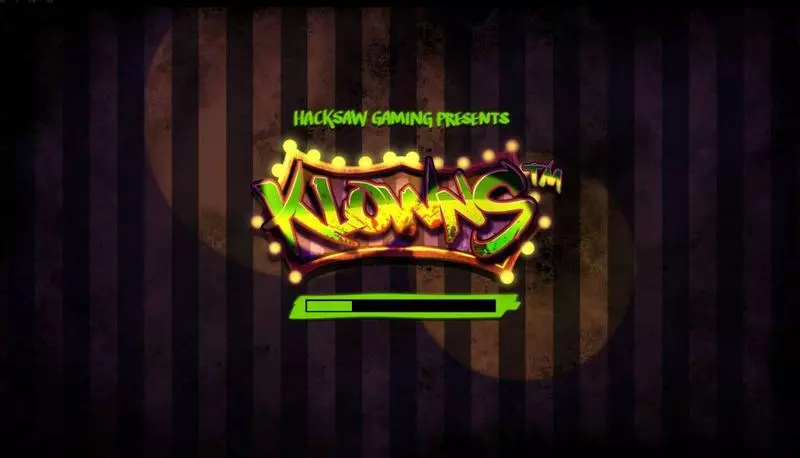 Klowns Slots made by Hacksaw Gaming - Introduction Screen