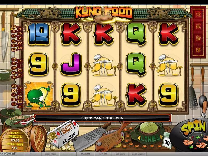 Kung Food Slots made by bwin.party - Main Screen Reels