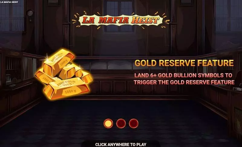 La Mafia Heist Slots made by Wizard Games - Main Screen Reels