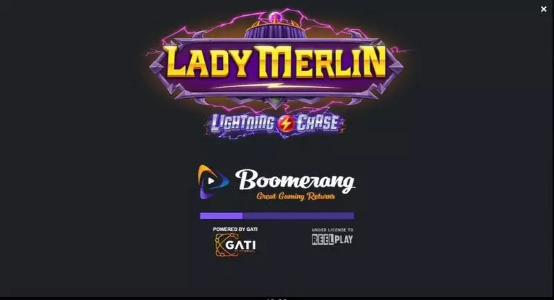 Lady Merlin Lightning Chase Slots made by ReelPlay - Introduction Screen
