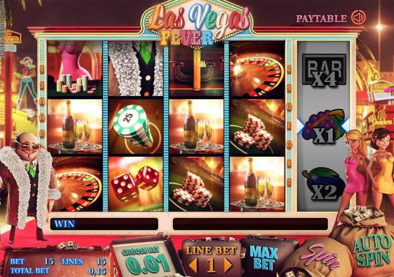Las Vegas Fever Slots made by StakeLogic - Main Screen Reels