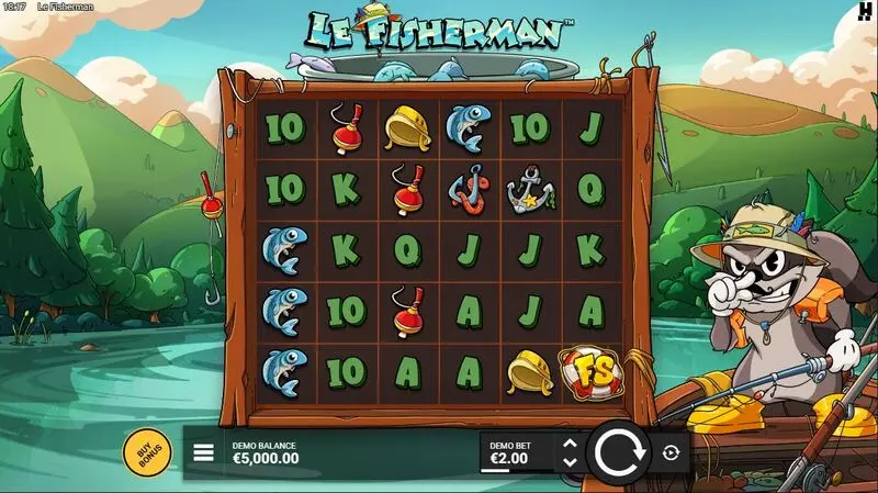 Le Fisherman Slots made by Hacksaw Gaming - Main Screen Reels