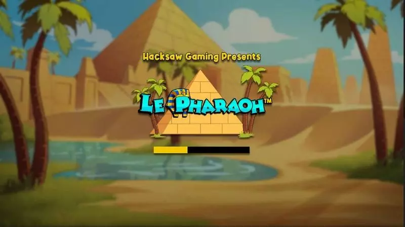 Le Pharaoh Slots made by Hacksaw Gaming - Introduction Screen