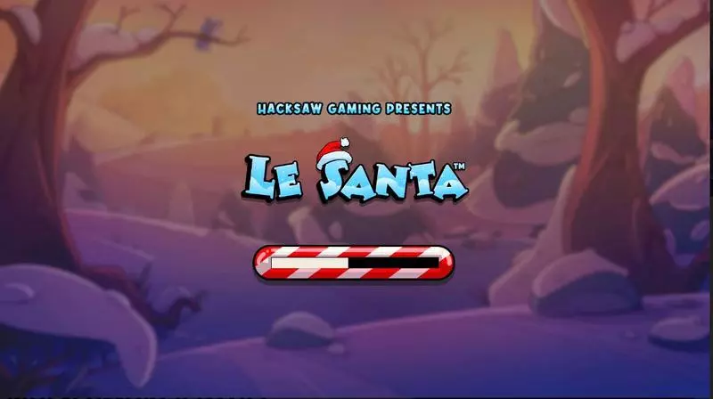 Le Santa Slots made by Hacksaw Gaming - Introduction Screen