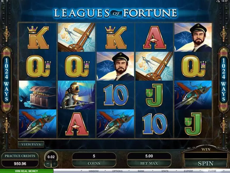 Leagues of Fortune Slots made by Microgaming - Main Screen Reels