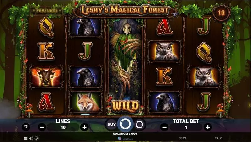 Leshy’s Magical Forest Slots made by Spinomenal - Main Screen Reels
